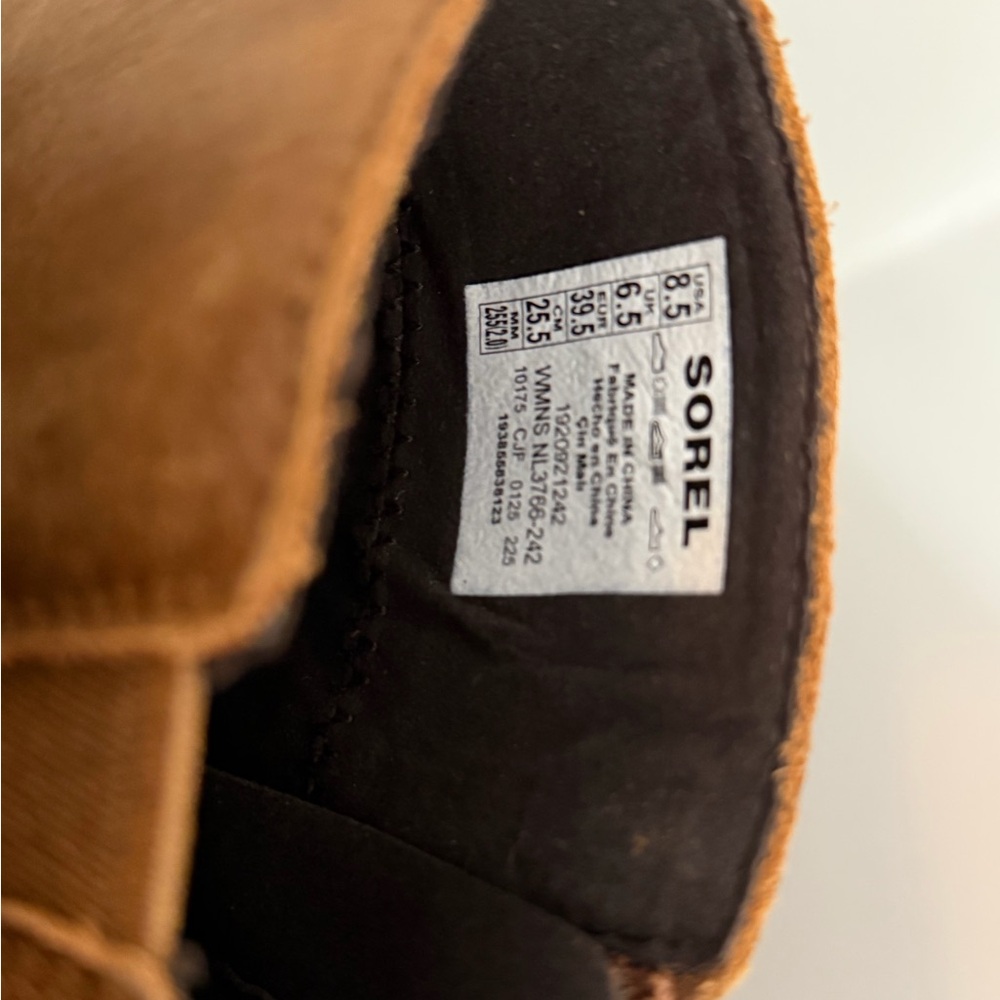 Sorel Brown Leather Ankle Boots - Picture 5 of 6